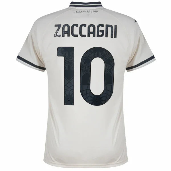 Lazio Away Zaccagni 10 Fan Jersey 2025/26 Official Printing