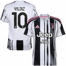 Juventus Home Yildiz 10 Fan Jersey 2025/26 Official Printing