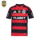 Flamengo Home Fan Jersey 2025/26 Patch Campeon
