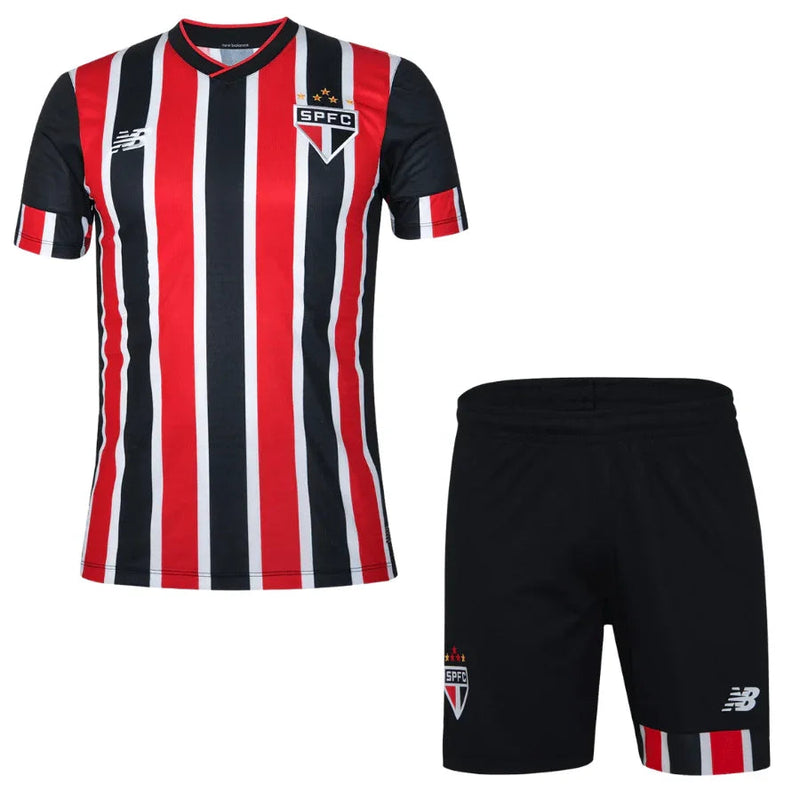 Kids KIT São Paulo Away Jersey 2024/25