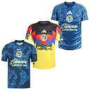 Club América Fan Jersey Home, Away y Third 2025/26 - Kit 3 Fan Jersey
