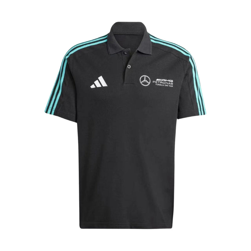 Mercedes-AMG Petronas F1 Team Adidas Casual Wear Polo - Black Formula 1 F1 Formula One