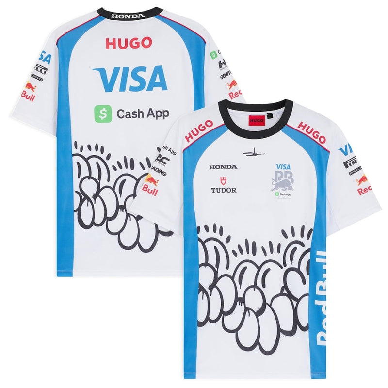 RB Cash APP Special Edition Silverstone GP Replica T-Shirt Formula 1 F1 Formula One