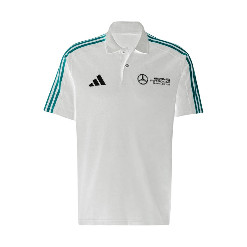 Mercedes-AMG Petronas F1 Team Adidas Casual Wear Polo - White Formula 1 F1 Formula One