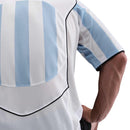 Total 90 Blue and white Dri-FIT Jersey