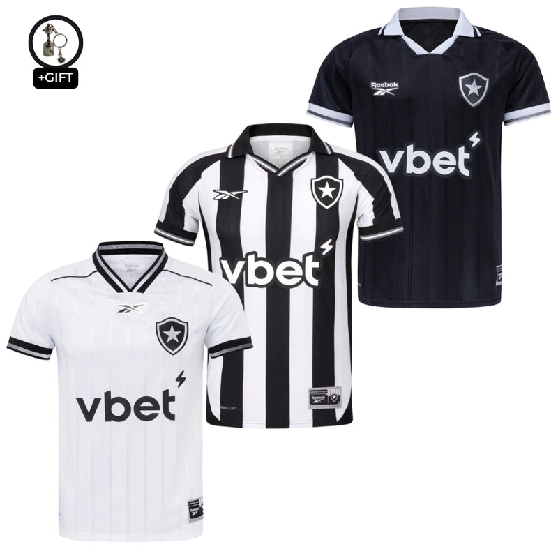 Botafogo Fan Jersey Home, Away e Third 2025/26 - Kit 3 Fan Jersey