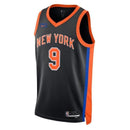 RJ Barrett New York Knicks Unisex 2023 NBA Jersey - City Edition - Black