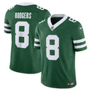 NFL New York Jets Green Aaron Rodgers 8 Legacy