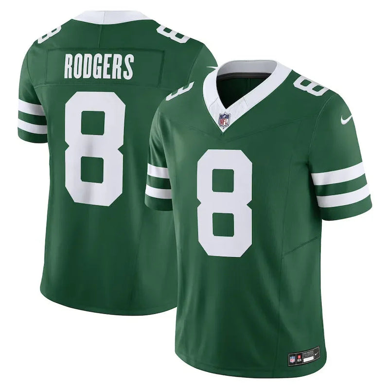 NFL New York Jets Green Aaron Rodgers 8 Legacy