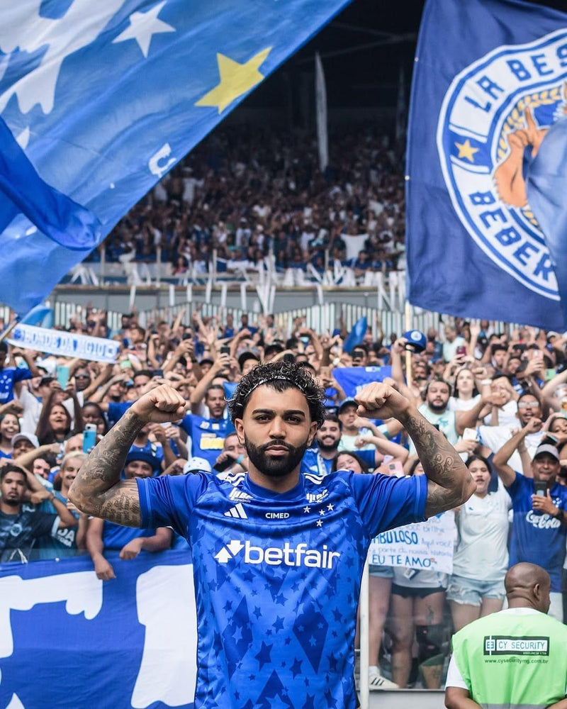 Cruzeiro Away GABI 9 Fan Jersey 2024/25 Gabigol