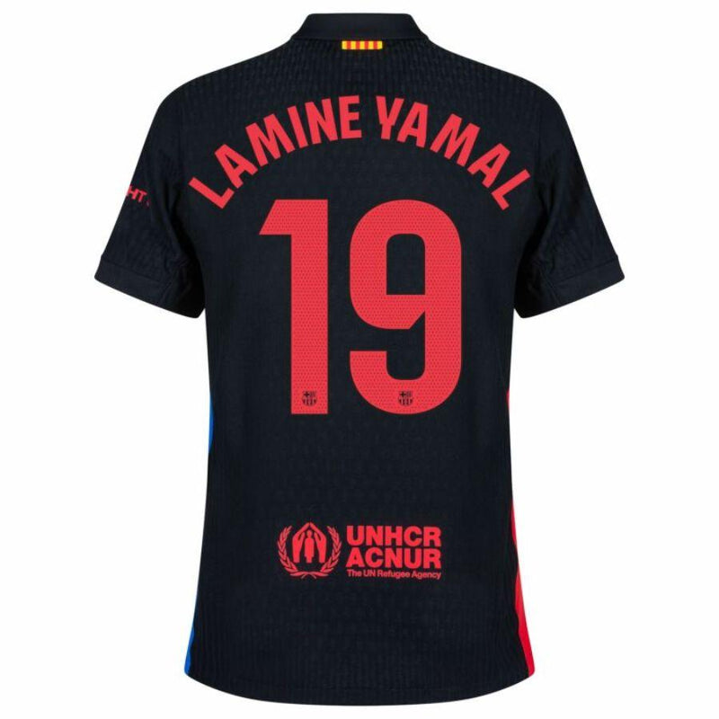 Barcelona Lamine Yamal 19 Away 2024/25 Patches UCL UEFA Foundation (Official Printing)