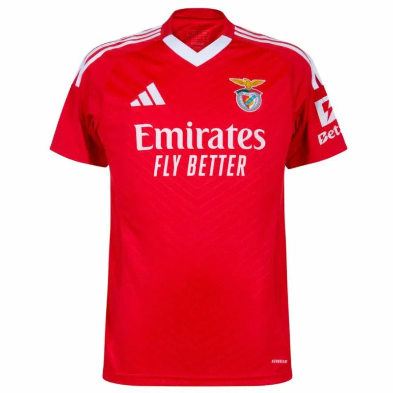 Benfica Home Fan Jersey 2024/25 Patches UCL UEFA Foundation (Official Printing)