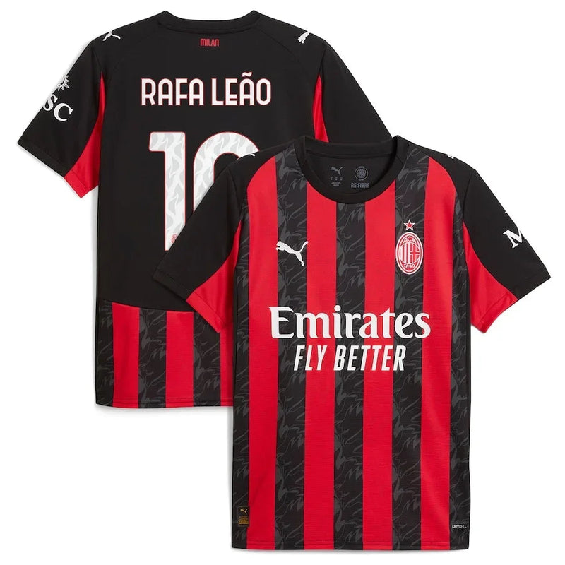 Milan Rafael Leão 10 Home Fan Jersey 2025/26