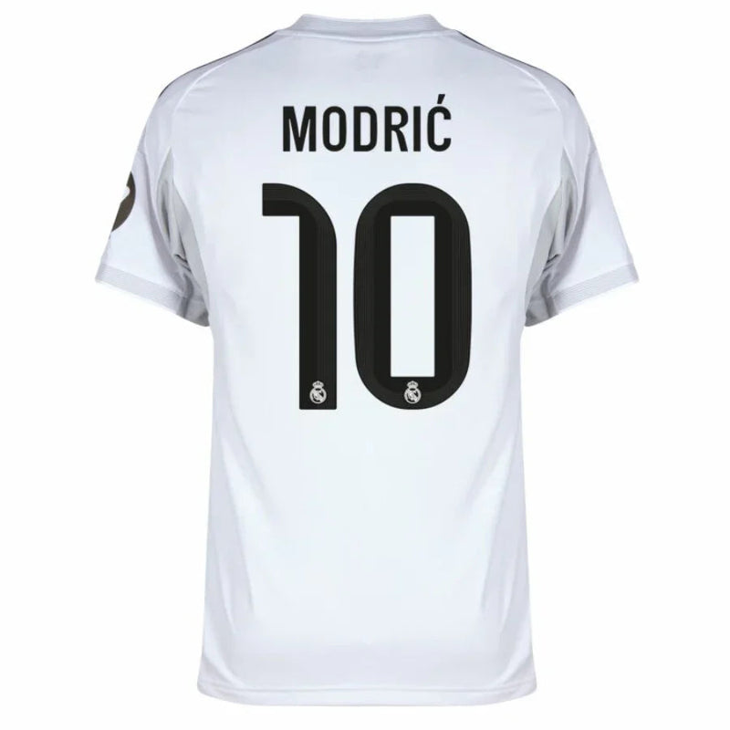 Real Madrid Modric 10 Home Fan Jersey 2025/26 Patch Club World Cup