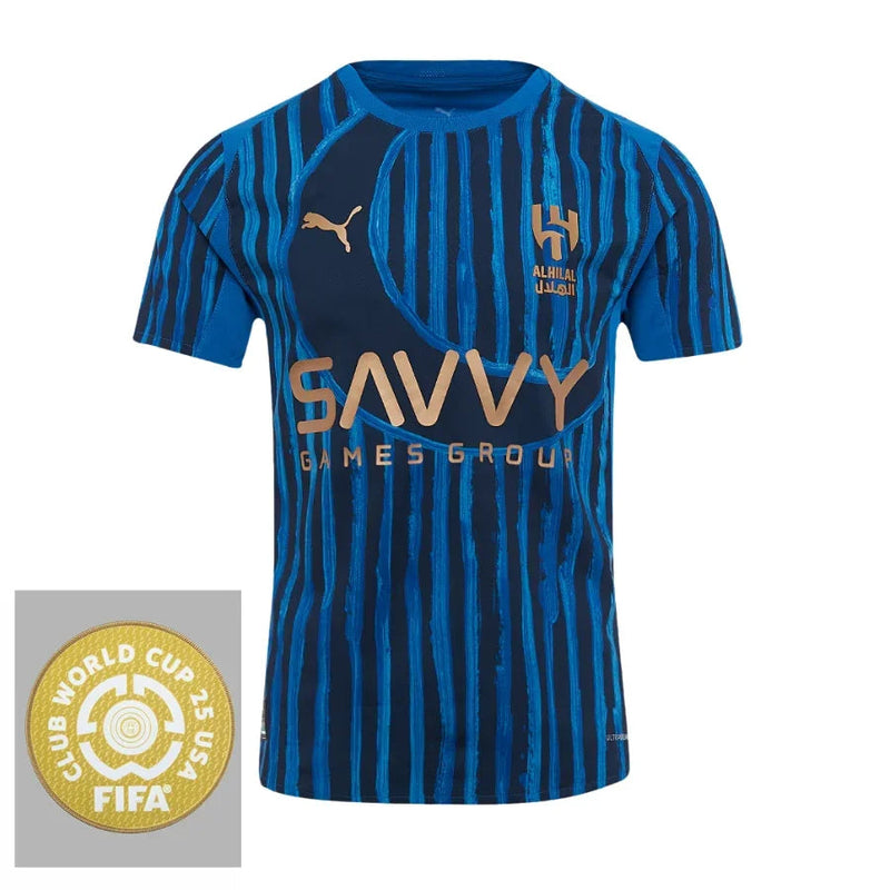 Al Hilal Home Fan Jersey 2025/26 Patch Club World Cup