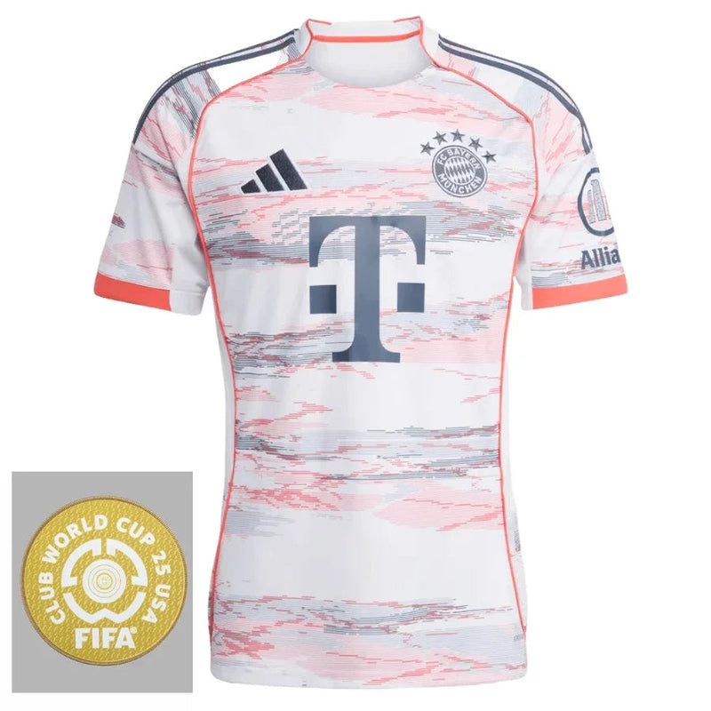 Bayern Away Fan Jersey 2025/26 Patch Club World Cup