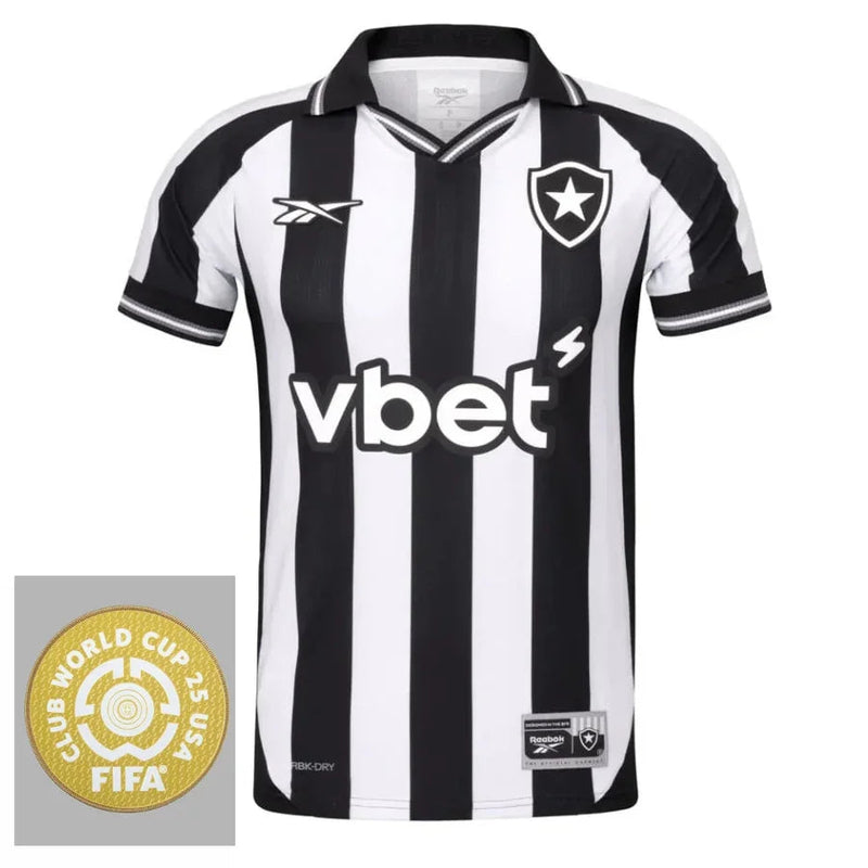 Botafogo Home Fan Jersey 2025/26 Patch Club World Cup