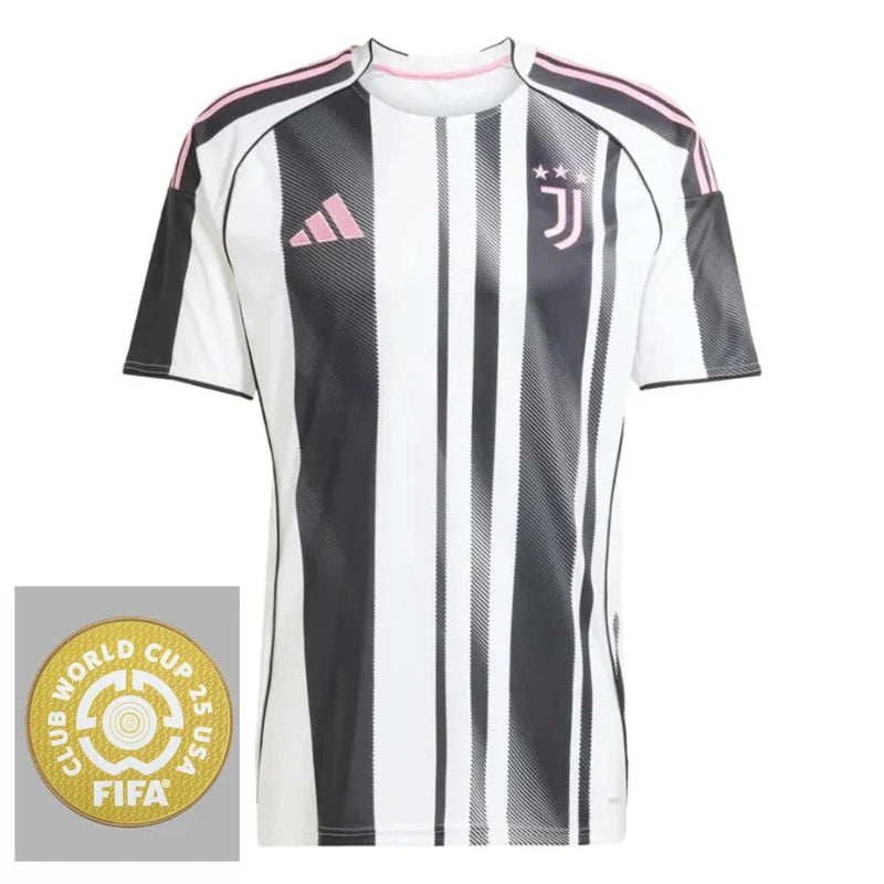 Juventus Home Fan Jersey 2025/26 Patch Club World Cup