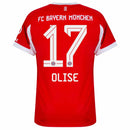 Bayern Munich Home Olise 17 Fan Jersey 2025/26