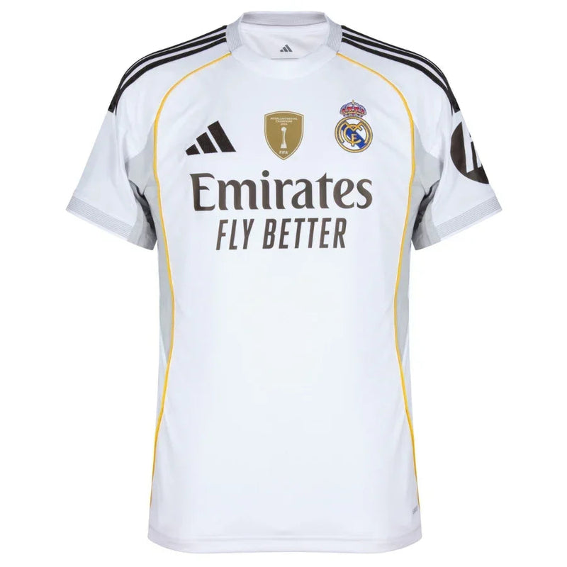 Real Madrid Home Bellingham 5 Fan Jersey 2025/26 FIFA Intercontinental Champions Patch