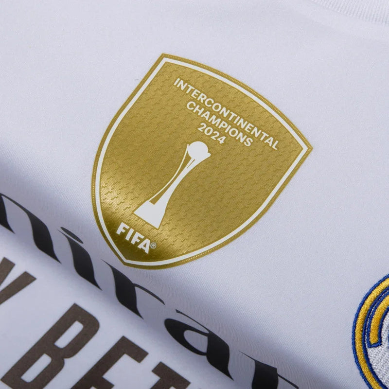 Real Madrid Home Bellingham 5 Fan Jersey 2025/26 FIFA Intercontinental Champions Patch
