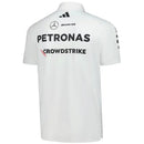 Mercedes-AMG Petronas F1 Team Adidas Wear Polo - White Formula 1 F1 Formula One