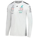Mercedes-AMG Petronas F1 Team Adidas Long Sleeve Jersey - White Formula 1 F1 Formula One