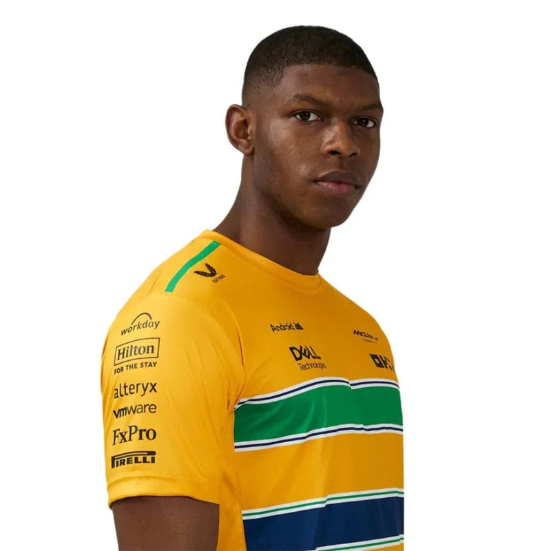 McLaren F1 Team Mônaco 2024 T-Shirt - Yellow Formula 1 F1 Formula One