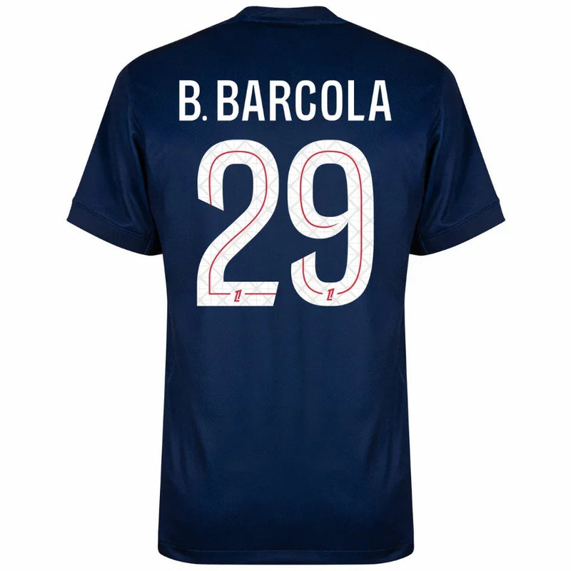 PSG Barcola 29 Home Fan Jersey 2025/26