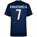 PSG Kvaratskhelia 7 Home Fan Jersey 2025/26
