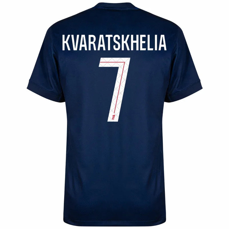 PSG Kvaratskhelia 7 Home Fan Jersey 2025/26