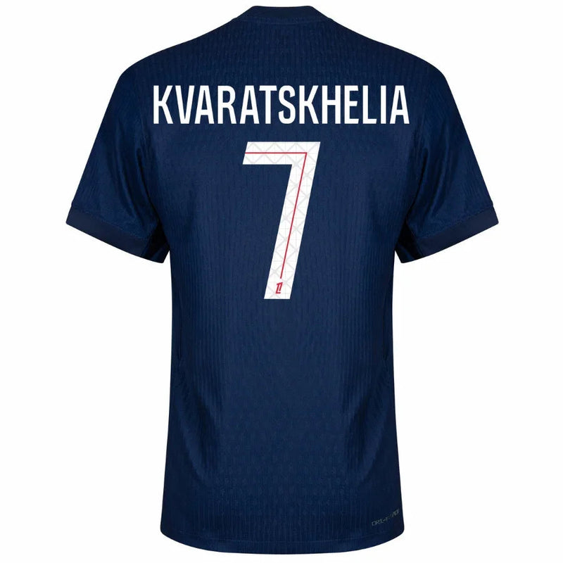 PSG Kvaratskhelia 7 Home Authentic Player 2025/26 Dri-Fit ADV Match
