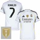Real Madrid Ronaldo 7 Home Fan Jersey 2025/26 FIFA Intercontinental Champions Patch