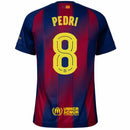 Barcelona Home Pedri 8 Home Fan Jersey 2025/26