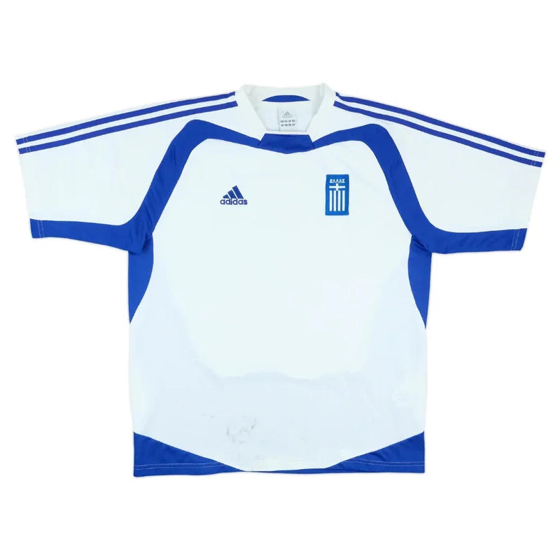Greece Retro Away Fan Jersey 2004/06