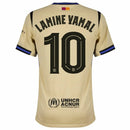 Barcelona Away Lamine Yamal 10 Fan Jersey 2025/26 Official Printing (Champions League)