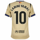 Barcelona Away Lamine Yamal 10 Fan Jersey 2025/26 Official Printing (La Liga)