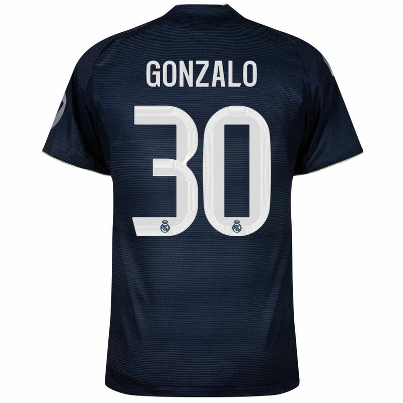 Real Madrid Gonzalo 30 Away Fan Jersey 2025/26