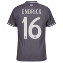 Real Madrid Endrick 16 Third Fan Jersey 2024/25 Patches UCL UEFA Foundation (Official Printing)