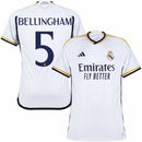 Real Madrid Bellingham 5 Home Fan Jersey 2023/24