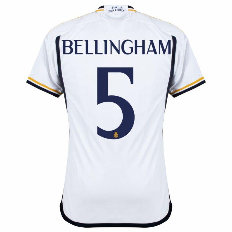 Real Madrid Bellingham 5 Home Fan Jersey 2023/24