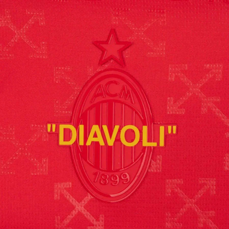 AC Milan RED JERSEY DIAVOLI X OFF-WHITE™ Fan Jersey 2025