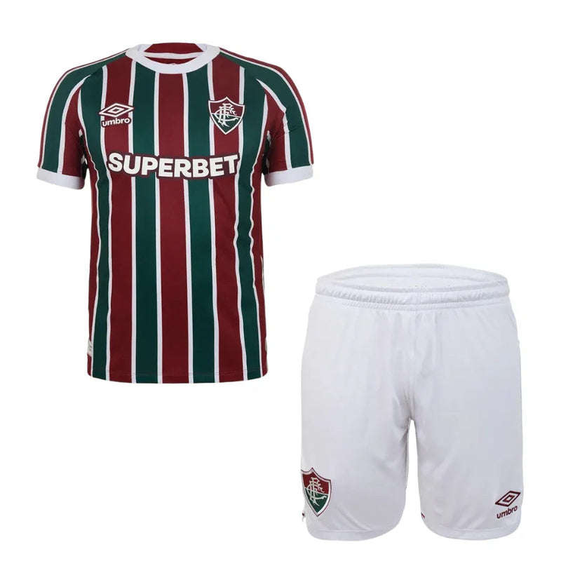 Kids Kit Fluminense Home Jersey 2025/26